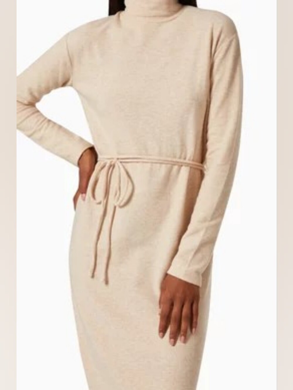 NWT VINCE | $445 Turtleneck Cashmere-Blend Midi Dress - Picture 7 of 9